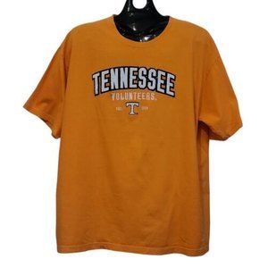 t shirt tn volunteers orange tennesse vols embroidery spellout short sleeve 2x